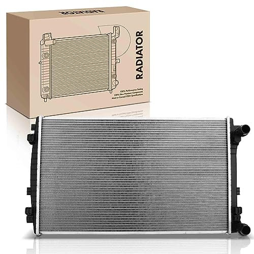 Frankberg Radiatore acqua motore compatibile con A3 8V1 8VK 1.0L-2.0L 2012-2020 Golf Alltrack BA5 BV5 2014-Heute AD1 AX1 1.4L 2016-2018 Replace# 5Q0121251ER
