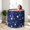 HotMax Bañera plegable portátil para adultos, bañera de hidromasaje para mujeres, bañera de spa plegable independiente para el hogar, bañera de remojo con cojín