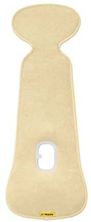 Aeromoov - Baby Sitzauflage Air Layer - Einlage Für Autositz oder Kinderwagen - Gruppe 1 - Antischwitz Sommerbezug - Bio-Baumwolle - Vanilla