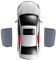 Car Side Window Sunshades for Volvo New XC60 2017-2023, Mesh Shade Blind Covers Visor Sun Shade Block UV Rays Sunshield Protection Accessories,B/2 Rear Doors