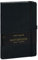 NOTIQUE Notizbuch Dotted, Hardcover Notizbuch, Notizheft, Journal, Tagebuch mit Gummiband und Stifthalter 13x21cm, 192 Seiten (Schwarz, Gepunktet)