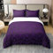 100% Baumwolle Lila Schwarz Ombre Floral Bettwäsche Set für Mädchen Frauen 200x200,Gotische Barock Damast Tröster Bezug Böhmische Exotische Bettbezug Vintage Viktorianischen Stil Bequeme Quilt Cover