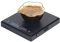IKAPE Digitale Kaffeewaage mit Timer, 2 kg/0,1 g, hochpräzise, wiederaufladbare Espressowaage mit Tara-Funktion, LED-Anzeige (schwarz)