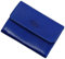 Kleines Portemonnaie Damen - Mini Geldbörse Herren Echt Leder (9x7x2cm) - Geldbeutel klein mit Münzfach (Blau)