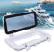 KEESUNG Yacht Bullauge Fenster, Rechteckig Marine Yacht Boot Bullauge Fenster Öffner Portlight Sichfenster Weiß Wasserdicht Bullauge Fenster für Boote, 40x20cm
