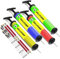 lumous rola 4 PCS Ball Pump with Nozzle, Extension Hose, Great Air Pump for Exercise Sport Balls - Football & Soccer, Basketball, Volleyball Pump, Swim Inflatables (Football pump 4Pcs)