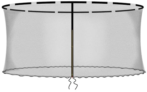 Baunsal® Trampolin Sicherheitsnetz – erhältlich in vielen Größen (FGIS) | Schutznetz, Fangnetz, Netz, Ersatznetz ein hochwertiges Ersatzteil – robust, langlebig, reißfest, UV-beständig