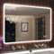 STARLEAD Badspiegel-mit-Beleuchtung 100x70cm, Dimmbar, 3 Lichtfarben 3000K-6500K, Badezimmerspiegel mit Entfoggen, Speicherfunktion, IP44 LED-Spiegel-Bad, HD Hartglas, Horizontal/Vertikal
