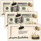 CANIPHA 3 Pcs Birthday Money Rangement Billet de Banque pour Cadeau Espèces, Porte Monnaie en Bois avec Carte Vœux d'anniversaire, Cadeau d'anniversaire, Pochette Billet de Banque