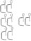 Cabilock 8pcs Homemade Pasta Machine Accessory Sieve Clip Clamp Replacement Part for Electric Noodle Maker