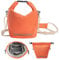 K&F Concept Kameratasche, Modische Umhängetasche, Tragbare Leichte Camera Bag, Geeignet für Kleine Liner Bag mit Spiegellose Kamera, Orange