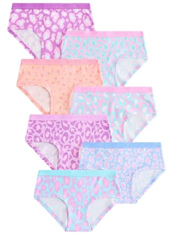 NEXT Mädchen Hipster-Slips, 7er-Pack Lilac/Teal Numeric_158-numeric_164