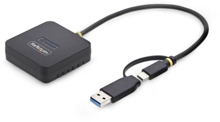 StarTech USB-C/USB-A to M.2 NVMe SSD Dock, 10Gbps, Tool-Free, USB Powered | B-Key and M-Key, Supports 2230/2242/2260/2280, PCIe Gen5, Toaster-style airflow, NVMe only, Driverless, Data recovery