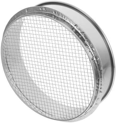 DECHOUS Edelstahlsiebe mit 6mm Maschenweite zum Sieben von Gartenerde und Kompost für Gartenarbeit und Outdoor Einsatz