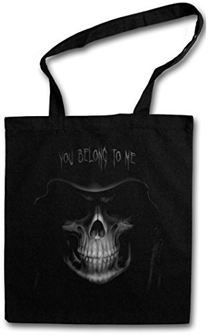 Urban Backwoods Grim Reaper I Hipster Bag Beutel Stofftasche Einkaufstasche