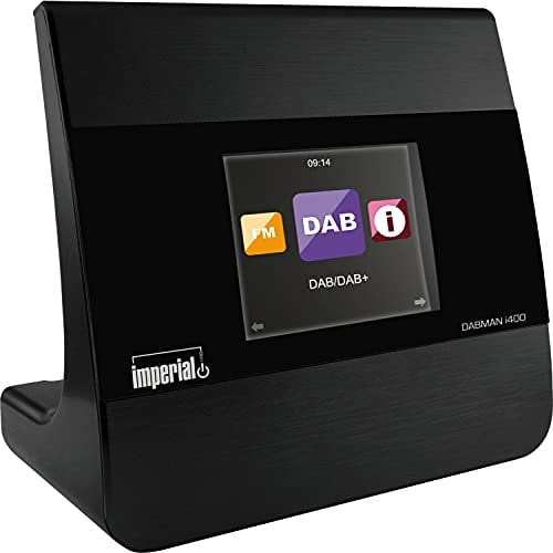 Imperial DABMAN i400 Internet Numérique Noir Radio portable - Radios portables (Internet, Numérique, DAB+,FM,UKW, 87,5 - 108 MHz, LCD, 8,13 cm (3.2))