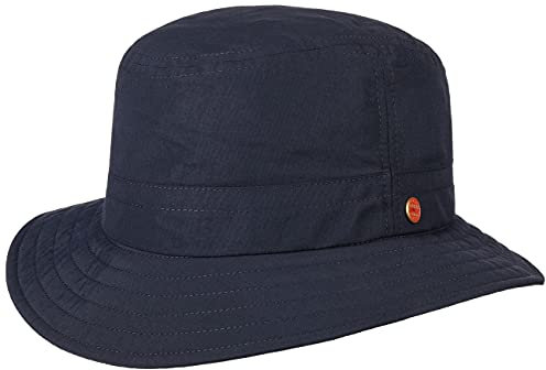 Mayser Fischerhut Bucket Hat UV-Schutz Knautschbar Made in EU Herren Damen Sommer Frühling dunkelblau 62 cm