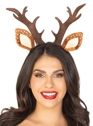 LEG AVENUE Damen Fawn hoofdband Panamahut, Braun (Brown), (Herstellergröße: One sizeUk 6-12)