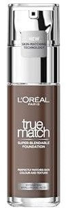 L'Oréal Paris Make up, Flüssige Foundation mit Hyaluron und Aloe Vera, True Match Make-Up, 12.N Neutral Deep