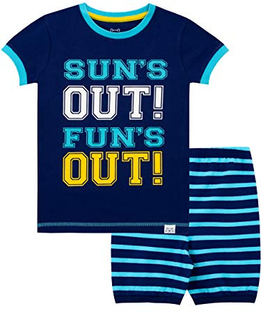 Harry Bear Boys Summer Short Pyjamas Blue Age 7 to 8 Years