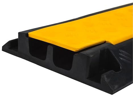 Kabelbrücke 2-Kanal Überfahrschutz Kabelkanal Brücke Rampe Protector Pkw&LKW
