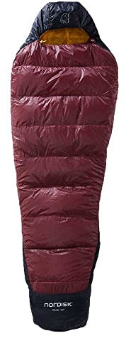 Nordisk Oscar +10° Mummy Schlafsack L schwarz/rot