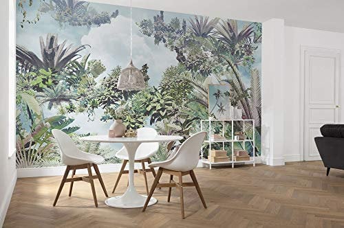 Komar Vlies Fototapete Tropical Heaven - Größe: 368 x 248 cm - 4 Bogen - Regenwald, Tapete, Dekoration, Wandtapete, Wandbild, Wandbelag, Designtapete - XXL4-1025