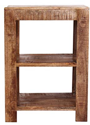 Regal Mango massiv Natur 2 Regalböden