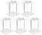 Cabilock 5pcs Kuchen Boxen 8inch Kunststoff Cake Box ohne Torten Boxen Transparente S¨¹?igkeiten Box Cupcake Muffin Box Geb?ck Karton Geschenkbox f¨¹r Geburtstag Valentinstag Hochzeit
