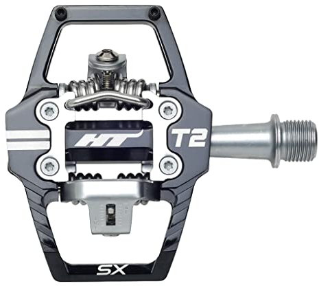 HT Components T2-SX Pedale – Doppelseitig Clipless mit Plattform-Aluminium