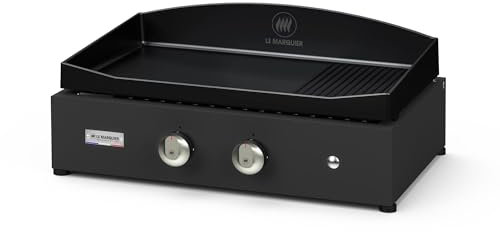 Le marquier plancha gas 5400w placa hierro fundido esmaltado 60 x 40 cm plvp260ev2