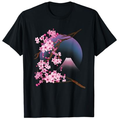 Sakura japonais vintage, motif fleurs de cerisier, femmes, filles T-Shirt