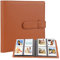192 Taschen Fotoalbum für Fujifilm Instax Square SQ1/SQ6/SQ10/SQ20 Kamera, SP-3 mobiler Drucker, Kodak Mini Shot 2 Retro Sofortbildkamera, Album für Instax Square Film, 3,4 x 7,1 cm nch Film (braun)