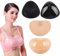 KARELLS Selbstklebend BH Einlagen, Bra Pads, 2 Paar BH Insert Pads (Schwarz + Hautfarbe) Silikon Breast Enhancer Push Up Bra Einlagen Brust Vergrößerung für Badeanzug und Bikini