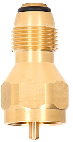 Kadimendium Propane Tank Refill Adapter 1LB Solid Brass Universal Mini Propane Refill Adapter for Disposable Small Bottle Fill