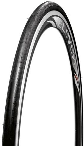 Eleven Taz 700 X 25c Nero Cubierta para Bicicleta de Carretera, Negro
