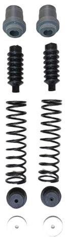 Sora 0581 Kit 2 Molle Stabilizzatrici di Carico Posteriori Rinforzo Traino Carrello per DACIA DUSTER 2WD
