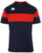 Kappa Herren DARETO T-Shirt, Marineblau, Rot, 56