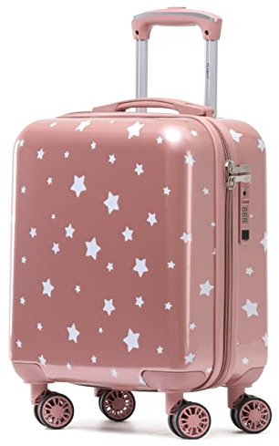 Flight Knight Carry On Suitcase - 8 Wheel Side Lock USB Port - Anti Crack Case Hard Luggage Approved for easyJet, Jet2, BA