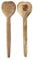 Natural Mango Wood Heart Wooden Spoons (Pair of 2)