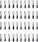 VICZON 40 Stück Zipper-Schlaufen Reißverschluss-Anhänger Reißverschluss-Verlängerung Pull Anhänger, Reissverschlussgriff Ersatz Zipper Pulls Nylon Reißverschlussanhänger Zipper-Schlaufen