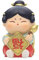 qbodp Heimdekoration,Kleines Ornament Aus Kunstharz,Schreibtischdekoration,Kunsthandwerk Für Schreibtisch,Bücherregal,Weinschrank,Schreibtischornament,Altes Chinesisches Mädchen