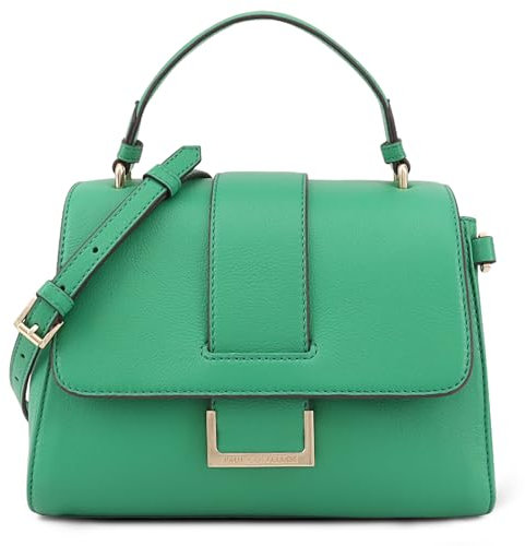 Paul Costelloe ALAFIA Umhängetasche aus echtem Leder, mittelgroß, Designer-Handtasche mit verstellbarem Riemen, Crossbody & Multiway- erhältlich in 4 eleganten Farben, Grün (Jelly Bean), One Size