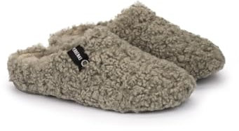 VERBENAS Hausschuhe York Curly Verde - Größe: 39