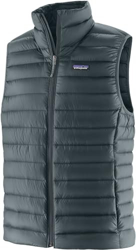 Patagonia M's Down Sweater Vest Polo a Maniche Lunghe, Verde (Nouveau Green), M Uomo