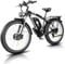 KETELES 26” Electric Bike for Adults with Dual Motors, 48V 23Ah Removable Battery, Off Road E-bike with 4.0 Fat Tyre, 21 Speed Ebike, Electric Cycles for Men and Women (Height over 175cm)