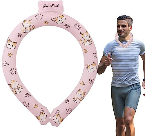 Cool Neck Wrap, tragbare und wiederverwendbare Nackenkühlung, Kühlzubehör für heißes Wetter, Nacken-Eispack-Gel, beruhigt und entspannt Muskeln Teksome