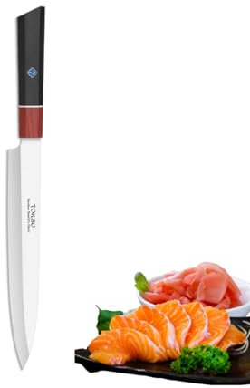 Recamania Cuchillo Cocina Profesional TOKYSU - Cuchillos Cocina Japones YANAGIBA de Acero Inoxidable de 67 ca