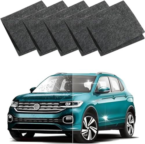 5 Stück Nano Sparkle Tuch, 2024 Nano Sparkle Tuch Auto Kratzer, Nano Magic Tuch für Auto Kratzer Entfernen Reparatur, Car Scratch Remover für Reparatur von leichten Kratzfarben,Lackpflege (4 * 4in)