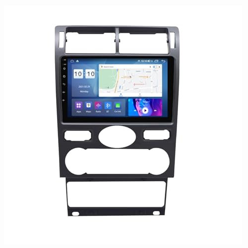 HURUMA Android 12 Autoradio Mit Navi 2 Din 9 Zoll Touchscreen Autoradio Für Ford Mondeo 2000-2007 Mit Carplay Android Auto,mit RDS Bluetooth FM AM Lenkradsteuerung Rückfahrkamera (Color : M2 2+32G)